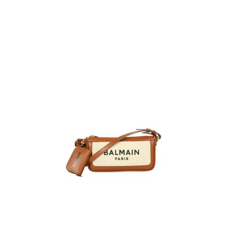 Balmain B-Army shoulder Taske Brun, Dame Skuldertasker, Størrelse: ONE Size