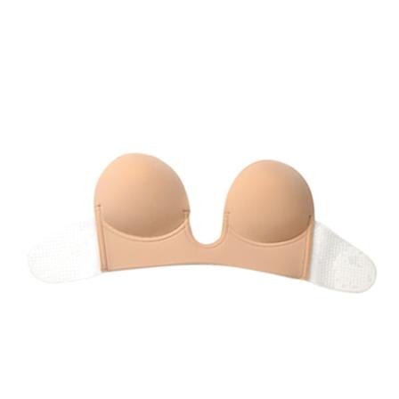 Nippless dekker Push Up Selv usynlig klebrig BH for kvinner 38C/34D/36D
