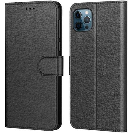 Coque - E.F.Connection - iPhone 13 Pro Max - Syntetisk læder - Fleksibel - Magnetisk