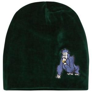Tao & Friends Green Velvet Gorilla Beanie 48/50 cm - Headwear - 48/50 cm - Green - Junge