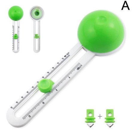 Rund Skjæring Kniv Patchwork Kompass Sirkel Kutter