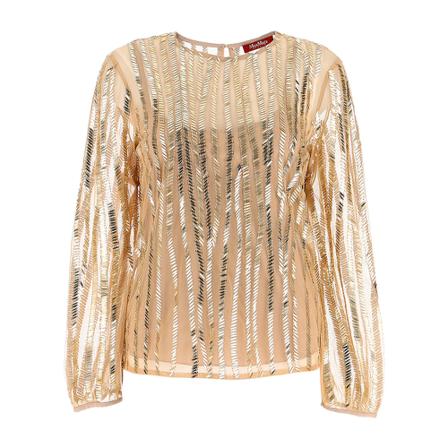 Max Mara, Blouse Żółty, Kobieta, Rozmiar: S