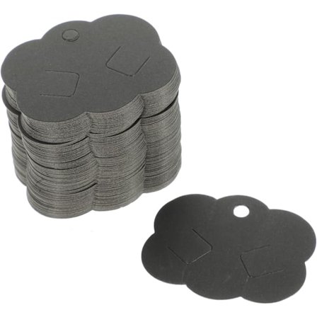 Örhängeskort Halsbandskort för Halsband Smycken Hängande Etiketter