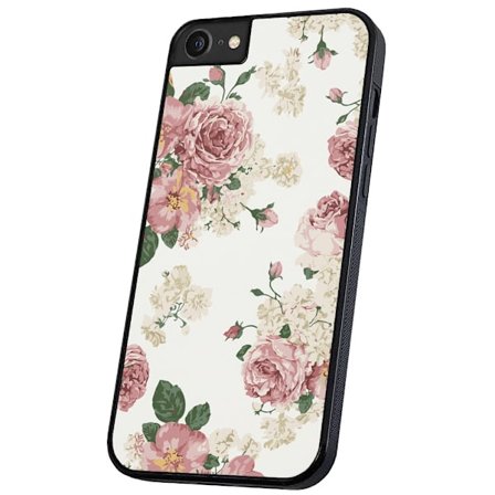 iPhone 6/7/8 Plus - Skal/Mobilskal Retro Blommor