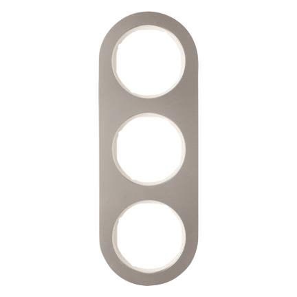 Hager 10132014 Ram till serie R.Classic Vit, 3 fack, Strömbrytare & vägguttag