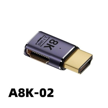 8K 60Hz HDMI 2.1 Kabeladapter Hane till Hona Konverteringskabel för HDTV PS4 PS5 Laptop 4K HDMI Förlängningskabel Hane till Hona Konverterare~27574