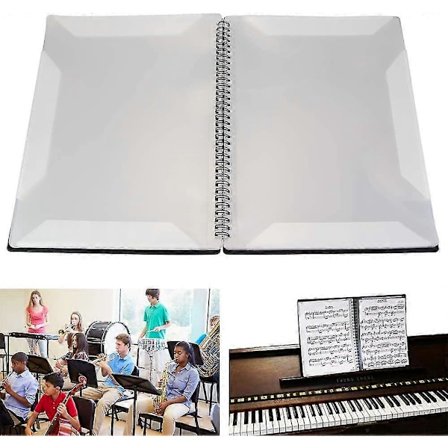 Musikmapp A4 Storlek Notmapp Dokumenthållare Förvaringsmapp