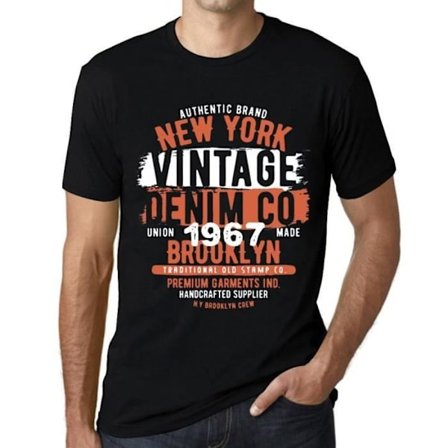T-shirt herr New York Made In 1967 – New York Made In 1967 – 56 Years T-Shirt Gift 56th Birthday Vintage Year 1967 Black