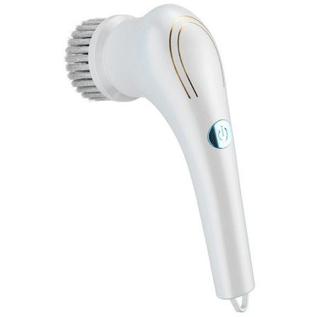 5 i 1 Multifunktionel Elektrisk Rengøringsbørste USB Genopladelig Badeværelsesskrubber Køkken Rengøringsværktøj Opvaskebørste Badekar 1 stk