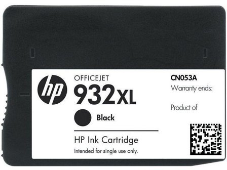 HP 932XL - Høy ytelse - svart - original - Officejet - blekkpatron - for HP Officejet 6100, 6600 H711a, 6700, 7110, 7510, 7610, 7612