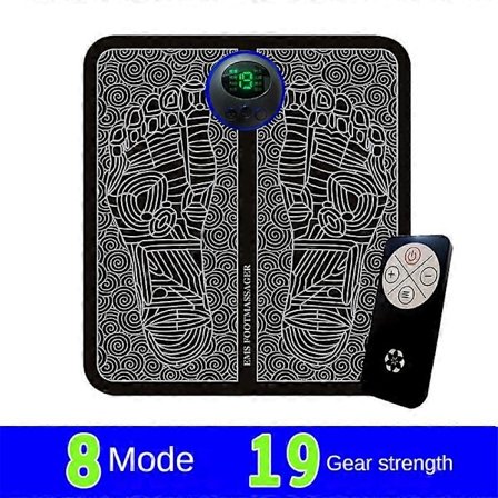 Elektrisk fotmassage-matta med EMS-teknik & USB-laddning{REN}