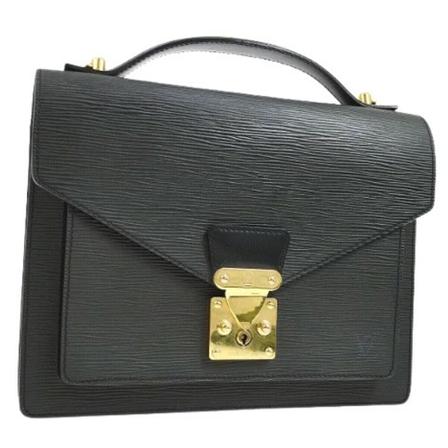 Louis Vuitton Vintage, Pre-owned Leather louis-vuitton-bags Zwart, Dames, Maat:ONE Size