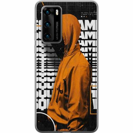 Huawei P40 Genomskinligt Skal Squid Game