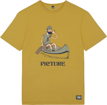 Picture Organic Clothing Men's Okapin Tee Men short-sleeved sweaters Yellow M