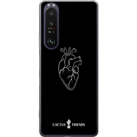 Yhteensopiva Puhelinkuori Sony Sony Xperia 1 III Kaktus ja Ystävät - Keskiaikaan Anatomia Sydän