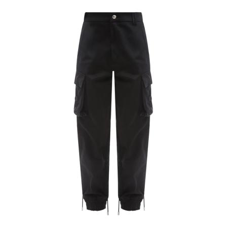 Gcds, Straight Trousers Zwart, Heren, Maat:L