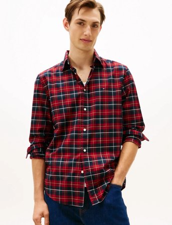 Tommy Hilfiger Mercerized Tartan Rf Shirt - Multi/patterned - XL