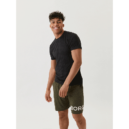 Björn Borg Borg Performance T-shirt, Black Beauty