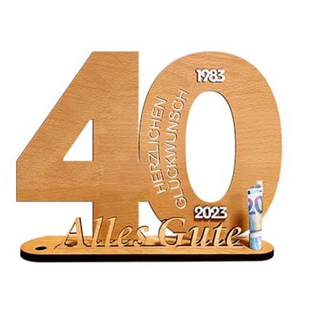 Puinen kyltti Vieraskirja 40 40