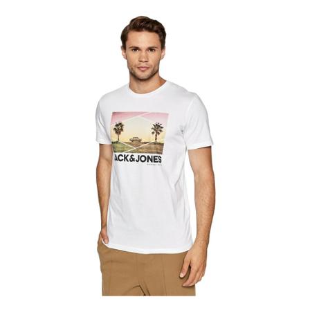 Jack & Jones, t-shirt Biały, Mężczyzna, Rozmiar: XS
