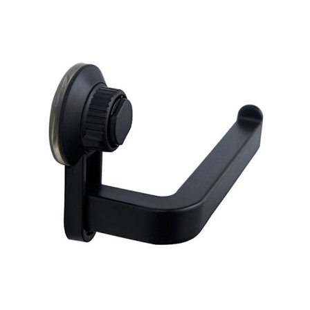 Sugkoppshållare för kök och badrum, fuktbeständig handdukshållare, väggmonterad toalettpappershållare, svart