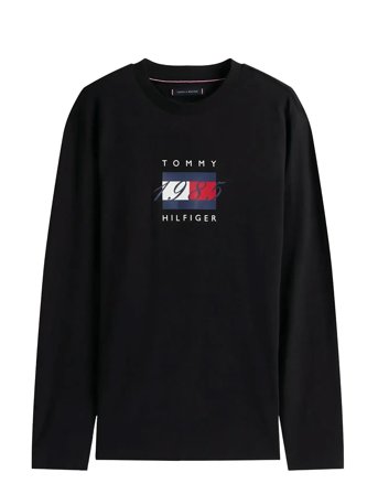 Tommy Hilfiger | Linear Flag Graphic Ls Tee | L