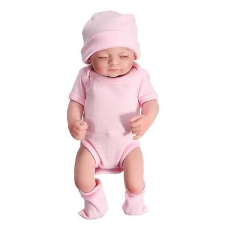 Baby Doll Blød Silikon Smuk Livagtig Sød Dreng Baby Doll