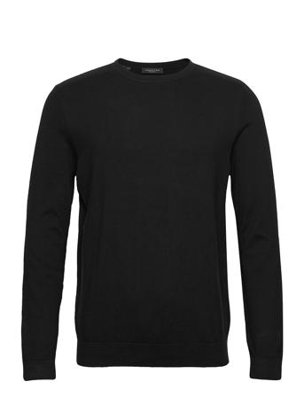 Slhberg Crew Neck B Black Selected Homme