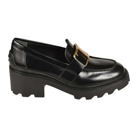 Tod's, Loafers Czarny, Kobieta, Rozmiar: 40 EU
