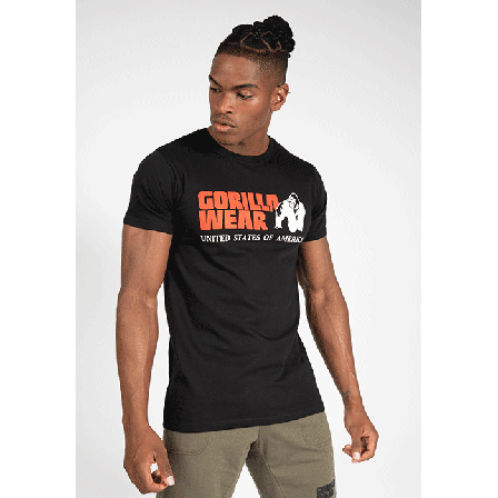 T-shirts Gorilla Wear Classic T-Shirt, Sort - Bodyman.dk