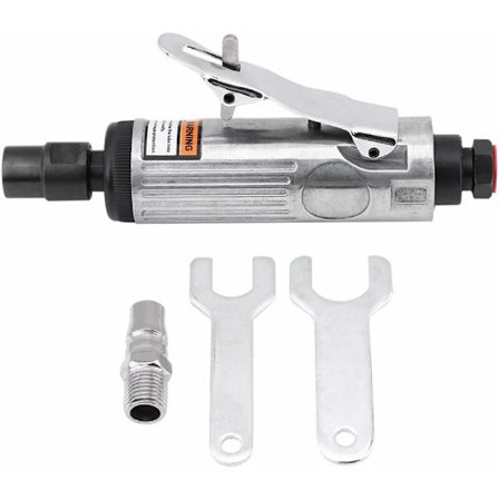 Luftdrevet vinkelsliper - Pneumatisk slipesett for 1/4 tommers pneumatisk matriseskive, poleringsgraveringsverktøy, (1 stk)