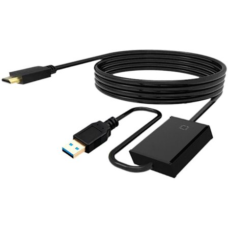 USB 3.0 till HDMI-kompatibel kabel, USB till HDMI-kompatibel hane laddningskabel splitteradapter för bärbar dator