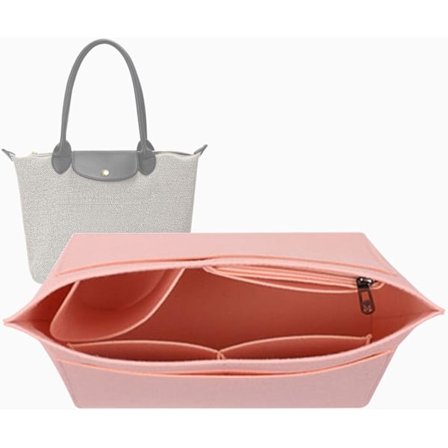 Taskeorganisatorindsats til dametasker (Stor) Håndtaskeorganisator. pink-L