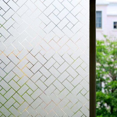 Personvern vindusfolie Trim matt vindusdekor for hjemmekontor glass