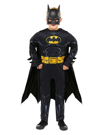 IPK Batman Costume 8-10 Y 134 Cm - Black - 134 CM