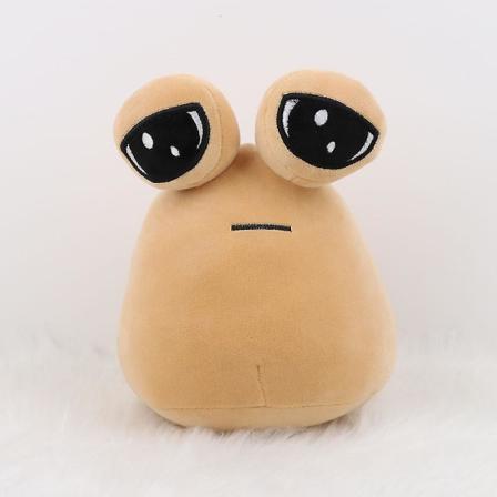 22 cm Pou Plyschleksak Mjuka gosedjur Alien Plyschdocka Djurkudde Pou Doll Peluche Kawaii Brinquedo Leksaker för barn