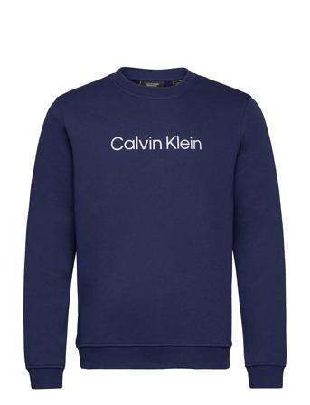 Pw - Pullover Sweatshirt Trøje Blå Calvin Klein Performance