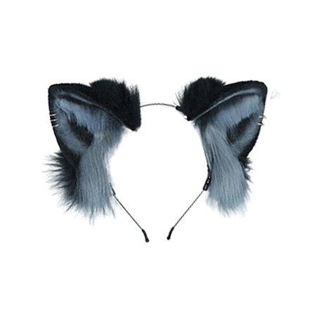 Søte plysjdyrører katt rev ulv ører hårklemme hodeplagg Halloween dekorere hår