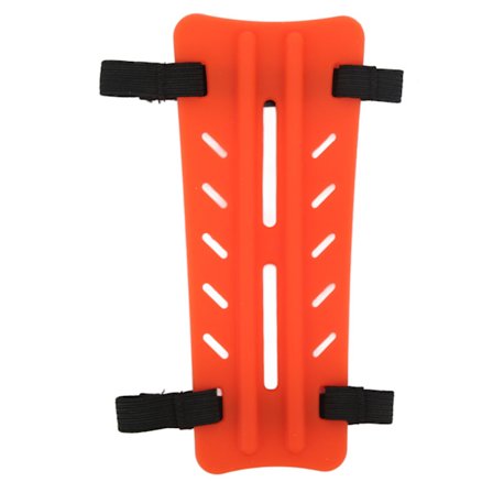 Armbeskytter til bueskydning for voksne og børn, jagttilbehør i gummi med 2 stropper, rød