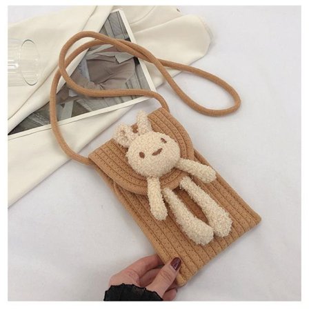 Mobiltelefontaske Messenger Bag KHAKI