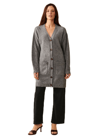 Jumperfabriken Asta Cardigan Tröjor Dam Grå S
