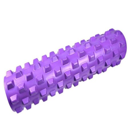 Gymnastik og Pilates med 30 cm yoga roller rygmassage yogablok roller hjemmetræningsudstyr Lilla