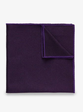John Henric Men's Paarse Grenadine Pochet Size Onesize