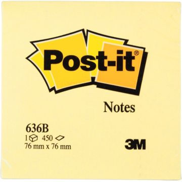 Notisar 3M Gul 76x127mm
