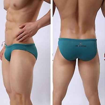 Miesten Uimapuvut Uimahousut Seksikäs Ranta-asu (XL Vihreä)