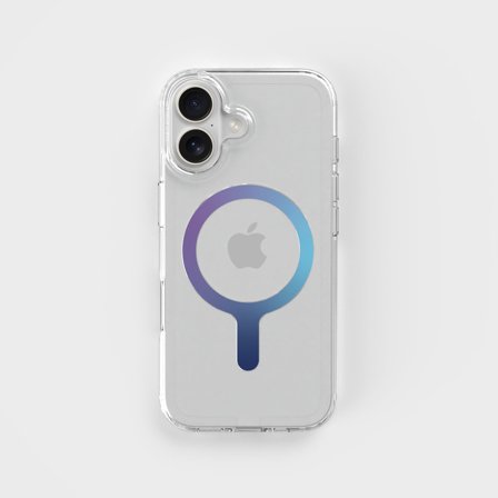 Blueberry - Abnehmbarer MagSafe-Ring & Klares Handyhüllen-Bundle, iPhone 17