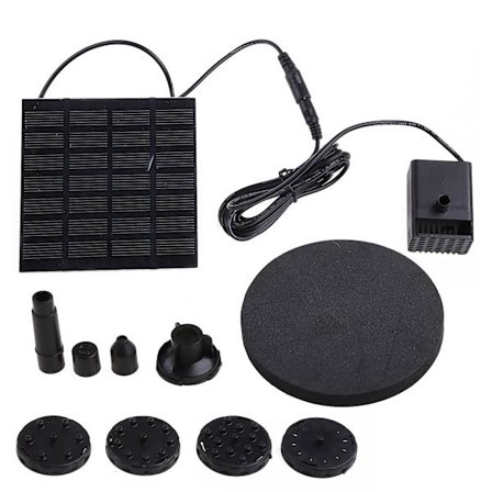 Solcellsdriven Luftpump Oxygenator Aerator Syresättningssats för Utomhuspool Damm Fisk Tank Syrepump