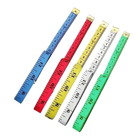 Målebånd i blødt stof - 150 cm - 60 tommer - v2 - Flere farvevalg