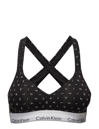 Lift Bralette Lingerie Bras & Tops Soft Bras Tank Top Bras Musta Calvin Klein