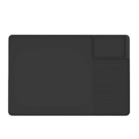 Silikon Kaffematte 61x41cm Kaffebarmatte med Avtakbar Oppvaskmatte for Kjøkkenbenker Kaffetilbehør A